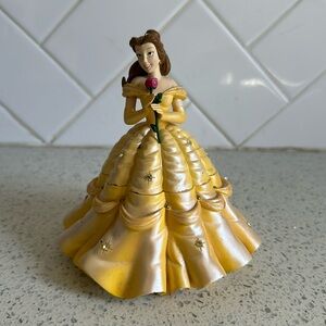 Disney Princess Belle trinket dish Figurine: Vintage Beauty & The Beast